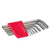 Long Allen Key Set – Extra-Long Hex Key Set for Recessed Fasteners, Hardened Steel Keys in Organised Holder for Mechanical and Maintenance Work